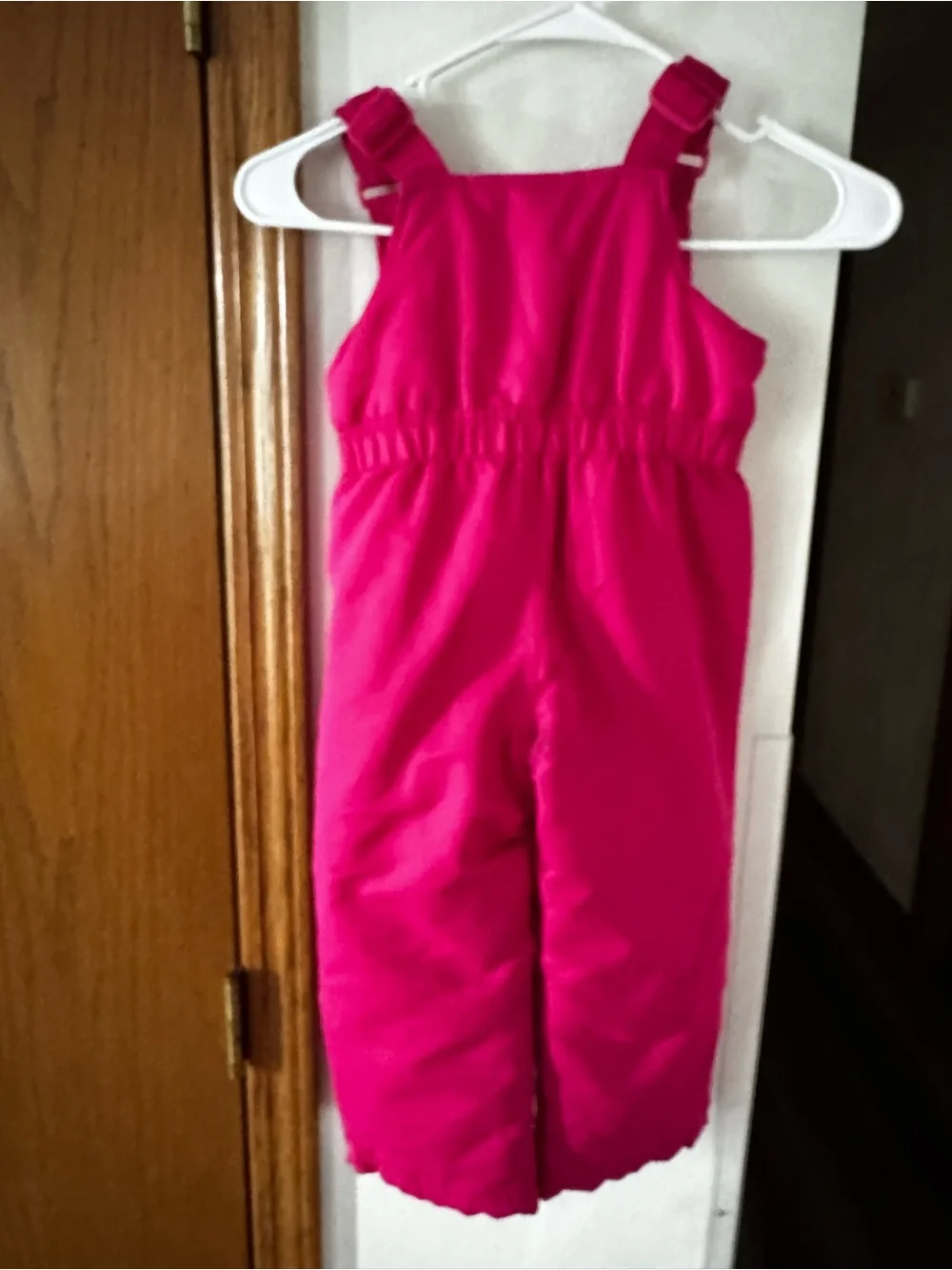 Falls Creek Hot Pink Insulated Kids Snow Overalls